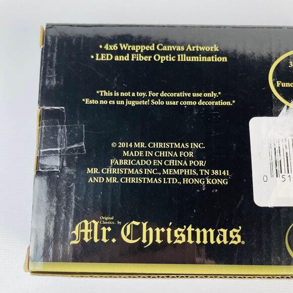 Thomas Kinkade Illuminart Ornament Blessing of Christmas 2002 - Picture 6 of 8